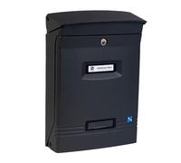 Cassetta postale Gioiosa grigio ferro Silmec in alluminio pressofuso 2 chiavi