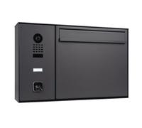 Cassetta postale HELLO a parete con citofono DoorBird D1100E e ekey...