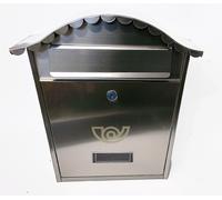 CASSETTA POSTALE IN ACCIAIO INOX 18/10 DA APPLICARE CON RITIRO POSTA FRONTALE