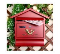 Cassetta Postale In Ferro Retrò Europea, Decorazione Da Parete Per Esterni, Impermeabile, Cassetta Dei Suggerimenti, Cassetta Postale Rurale