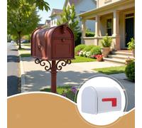 Cassetta postale in latta, progetti fai da te, cassetta postale decorativa