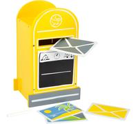 Cassetta postale in legno con lettere