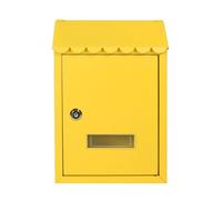 Cassetta Postale In Metallo Da Parete, Cassetta Postale Vintage con Serratura E Coperchio, Contenitore per Lettere In Ferro Generico, Cassetta Postale per La Casa, Sicurezza Da Parete, per Famiglie(Ye