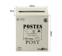 Cassetta postale in metallo stile vintage robusta per complimentarsi con la tua