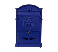 Cassetta Postale Locking Metal Vintage Grande Capacità Sicurezza | Cassetta postale murale con serratura, grande capacità e sicurezza per la raccolta di posta all'aperto