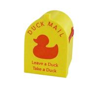 Cassetta postale magnetica a forma di anatra, forte base magnetica in plastica PLA impermeabile struttura sigillata, per navi da crociera cabina porta decorazione da viaggio anatra caccia gioco regalo