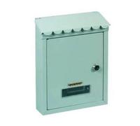 CASSETTA POSTALE MEDIA CON TETTO E CHIAVE A CILINDRO BIANCA - FERR 145725