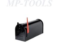 CASSETTA POSTALE MODELLO TOPOLINO PORTALETTERE ACCIAIO NERA STILE USA AMERICA