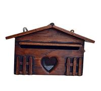 Cassetta Postale nel Legno Retrò Cassetta Postale Squisita Cassetta per Suggerimenti Antipioggia per Esterni Cassetta Delle Lettere Creativa per Forniture per Ufficio un Casa