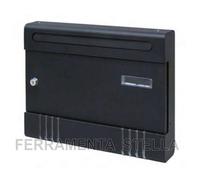 CASSETTA POSTALE UTILIA PRAGA IN ACCIAIO VERNICIATO 37X6,5X290H BUCA LETTERE