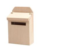Cassetta Postale Ornamenti Casa Mini Cassetta Postale Vuota Miniatura Legno Case Miniature Modello All'Aperto