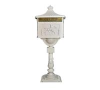 Cassetta Postale Outdoor Mailbox Cast Aluminum Vertical Community Retro Villa Floor To Ceiling Mailbox(Color-05)