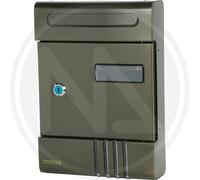 CASSETTA POSTALE PER ESTERNI COLORE BRONZO "NOTES" 20x7x29H MAURER - 93953