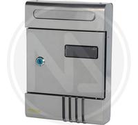 CASSETTA POSTALE PER ESTERNI COLORE SILVER "NOTES" 20x7x29H MAURER - 93952