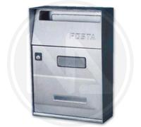 CASSETTA POSTALE PER ESTERNI "FI" IN ACCIAIO INOX SATINATO MAURER 51228
