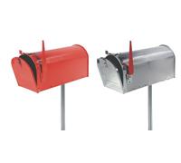 CASSETTA POSTALE PER ESTERNO CON PALO MOD."HANGAR" DI VARI COLORI MAURER