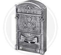CASSETTA POSTALE PER ESTERNO "ROYAL GRIGIO ANTICHIZZATO" MAURER 26x9x41 cm.