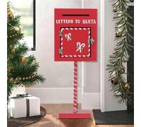 Cassetta Postale Per Letterina di Babbo Natale in Metallo Buca Lettere Natalizia