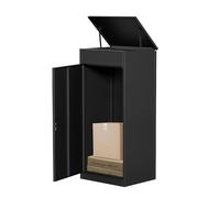 Cassetta Postale per Pacchi da Esterno XXL, Cassetta delle Lettere con Vano Pacchi Antisfratto con Serratura a Codice Montaggio a Parete Impermeabile per Pacchi Domestici Veranda Giardino