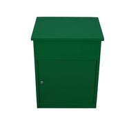 MonsterShop - Cassetta Postale per Pacchi, Cassetta per Pacchetti Sicura con Serratura Montaggio a Parete per Consegna Parcelle Corrieri - Verde