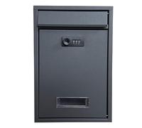 Cassetta Postale Per Password, Resistente Alla Pioggia, Da Parete, Per Riporre I Giornali, Per La Casa, Per Suggerimenti, In Ferro, Per Villa(Black)