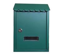 Cassetta Postale Per Villa B&B In Stile Europeo, Cassetta Postale Antipioggia Per Esterni, Cassetta Dei Suggerimenti Da Parete, Cassetta Postale Creativa Pastorale(Green)