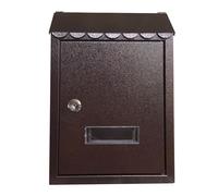 Cassetta Postale Per Villa B&B In Stile Europeo, Cassetta Postale Antipioggia Per Esterni, Cassetta Dei Suggerimenti Da Parete, Cassetta Postale Creativa Pastorale(Brown)