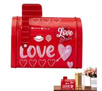 Cassetta postale piccola in latta: Creativa per biglietti di San, caramelle, cassette postali di Aula, caselle di posta delicate per biglietti di auguri per gli amanti dei fidanzati e della