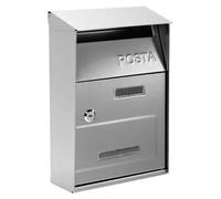 CASSETTA POSTALE PORTALETTERE TECHNOMAX GIGLIO IN ACCIAIO INOX