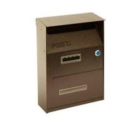 Cassetta Postale Portariviste per Esterni Marrone 21,5 CMX10,5X33H. Marrone