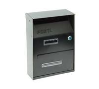 Cassetta Postale Portariviste per Esterni Nera 21,5 CMX10,5X33H. Nero
