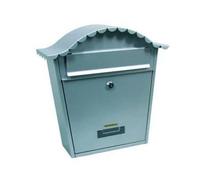 CASSETTA POSTALE PORTARIVISTE SAGOMATA PER ESTERNI GRIGIA 3 cm.36X13x36h. -