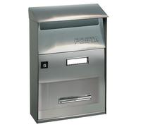 Cassetta postale posta buca porta lettere ALUBOX effe T acciaio inox per esterno