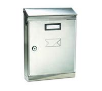 Cassetta postale posta buca porta lettere VULCANIA evoluzione inox con tetto