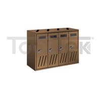 CASSETTA POSTALE POSTA LETTERE ALLUMINIO ANODIZZATO INTERNO CONDOMINIO