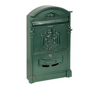 CASSETTA POSTALE REGIE IN ALLUMINIO ROSSA VERDE GHISA LIFTER ALUBOX