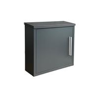 Cassetta Postale Relaxdays, HxLxP: 35 x 33 x 12 cm, DIN C4, Impermeabile, Design Moderno, 4 Chiavi, postbox, Antracite