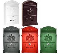 Cassetta Postale Residence in Alluminio Regia Artistica Portariviste mm. 255x88x405 h (NERO)