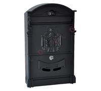 Cassetta postale regia posta all 26x9x41 cm nero