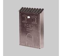 CASSETTA POSTALE RUSTICA CASETTA CON TEGOLE mm 270x100x400h Ramata