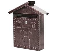 CASSETTA POSTALE 'RUSTICA' CASETTA mm 280x90x350h - col.nera