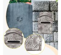 Cassetta postale rustica in metallo da parete, resistente, versatile, dal