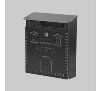 CASSETTA POSTALE RUSTICA mm 230x90x290h Nera Cassette Postali Casellari