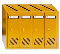 CASSETTA POSTALE SILMEC "31706" 6 ELEMENTI BRONZO