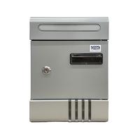 CASSETTA POSTALE SINGOLA CON ATTACCO A PARETE LUXURY COLORE SILVER