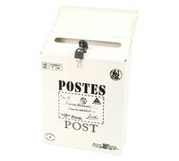 Cassetta postale vintage impermeabile da parete con ampia capacità per