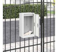 cassetta postalepastkastei Bianco 30 x 20 x 55 cm Acciaio