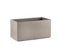 Cassetta rettangolare per fiori LOTO Dimensioni 40x80x h 40 cm -peso 7 kg interno ed Esterno colore Ambra ambra