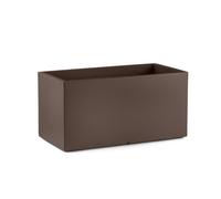 Cassetta rettangolare per fiori LOTO Dimensioni 40x80x h 40 cm -peso 7 kg interno ed Esterno colore Corten corten