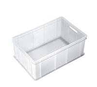 Cassetta Rettangolare Service Bianca Sovrapponibile cm 60x40x32h Per Alimenti